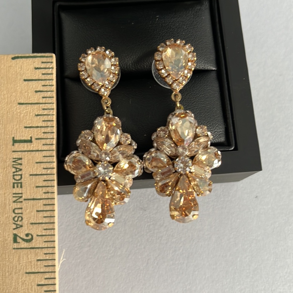 Haute Bride Swarovski Crystal Earrings - Picture 5 of 10